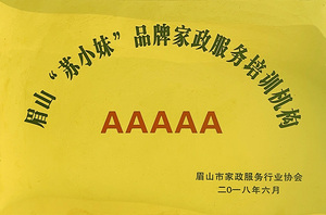 家政服务机构培训AAAAA单位